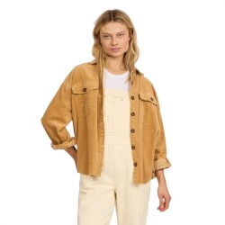 Sisstrevolution After Hours Cord Shacket Rattan