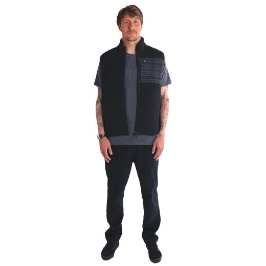 Oxbow Storm Sleeveless Fleece Weste Noir