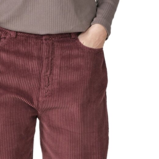 Klitmoller Collective Gwen Jumbo Corduroy Pants Burgundy