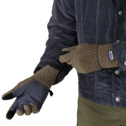 Patagonia Retro Pile Gloves Handschuhe Marlow Brown