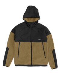 Salty Crew Shield Sherpa Zipper Natural