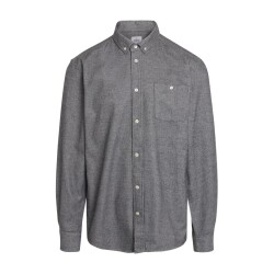 Klitmoller Collective Benjamin Lumber Shirt Hemd Grey Melange