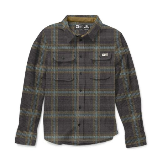 Salty Crew Swellter Polar Flannel Shirt Phantom