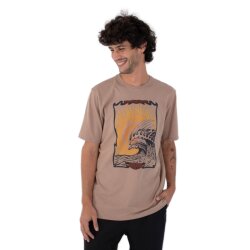 Hurley T-Shirt H2O Dri Wave Mandala SS Bristlecone HTR