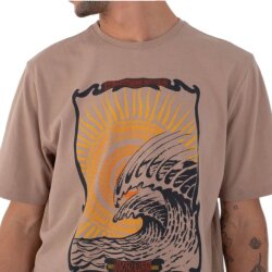 Hurley T-Shirt H2O Dri Wave Mandala SS Bristlecone HTR M