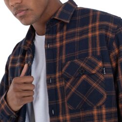 Hurley Axe Sherpa Flannel Hemd Armored Navy