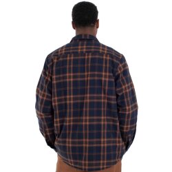 Hurley Axe Sherpa Flannel Hemd Armored Navy