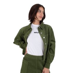 Hurley Womens Rematch Overshirt Jacket Agave Green