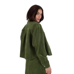 Hurley Womens Rematch Overshirt Jacket Agave Green