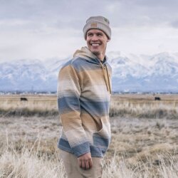 Hurley OG Hooded Poncho Earthstone