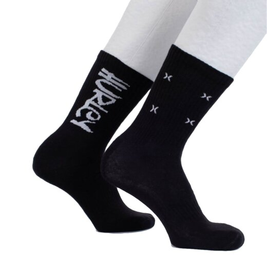 Hurley BCNSK8 Quarter Sock Black 9-11 (42-45)