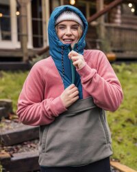Passenger Clothing Alexander Recycled Polar Hooded Fleece Dusty Rose