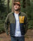 Passenger Clothing Born Explorer Recycled Sherpa Full Zip Fleece Khaki