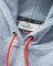 Passenger Clothing Point Grid Recycled Fleece Hoodie Grey