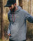 Passenger Clothing Point Grid Recycled Fleece Hoodie Grey