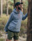 Passenger Clothing Point Grid Recycled Fleece Hoodie Grey