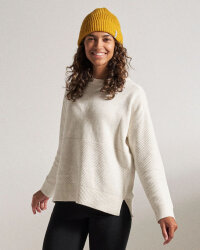 Passenger Clothing Cove 2.0 Biobaumwolle Strickpullover Off White