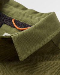 Passenger Clothing Kodiak 2.0 Sherpa Sherpa Cord Overshirt Khaki