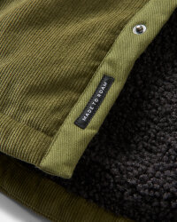 Passenger Clothing Kodiak 2.0 Sherpa Sherpa Cord Overshirt Khaki