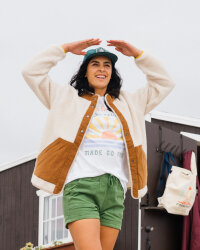 Passenger Clover 2.0 Recycled Sherpa Fleece Vintage White