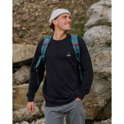 Passenger Clothing Vita Organic Cotton Sweatshirt Black