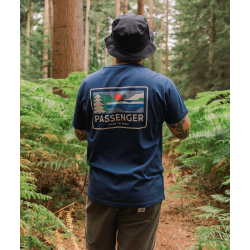 Passenger Clothing Roamer Recyceltes Baumwoll-T-Shirt Rich Navy