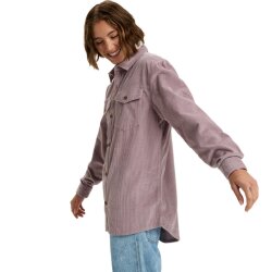 Roxy Kick Let it go Cord Hemd Nirvana M