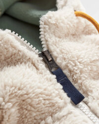 Passenger Clothing Nestling Sherpa Hooded Fleece Vintage White