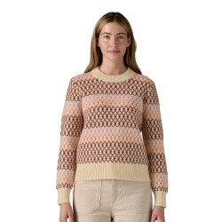 Patagonia Ws Recycled Wool Crewneck Sweater Starlight Dark Natural S