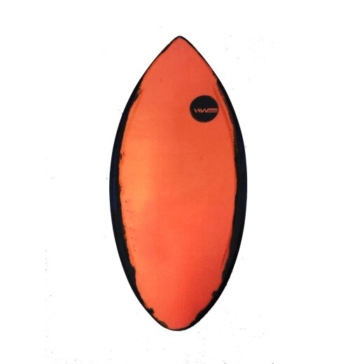 HW-Shapes Hybridskim Epoxyart Orange Blue Skimboard