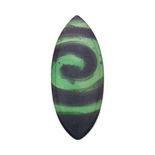 HW-Shapes Waveskim Foamy Skimboard Epoxyart Swirl