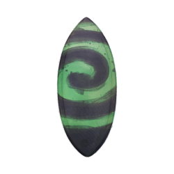 HW-Shapes Waveskim Foamy Skimboard Epoxyart Swirl