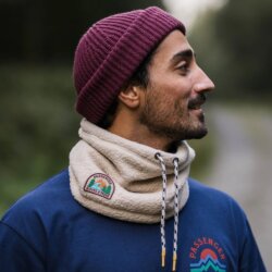 Passenger Clothing Mulled Sherpa Fleece Snood Oatmeal