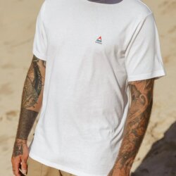 Passenger Clothing Classic Logo Recycled Cotton T-Shirt White L