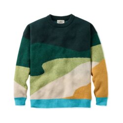 Passenger Clothing Scenic Recycled Knitted Jumper Dark Fern