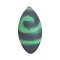 HW-Shapes Hybridskim Skimboard Kids Foamy 100 Epoxyart Swirl