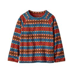 Patagonia Baby Micro D Crew Sweater Diamond Stripe Sizzle...