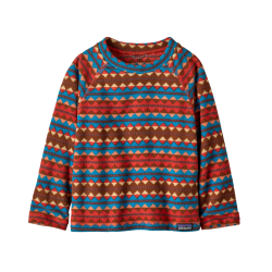 Patagonia Baby Micro D Crew Sweater Diamond Stripe Sizzle...