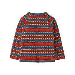 Patagonia Baby Micro D Crew Sweater Diamond Stripe Sizzle...