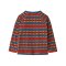 Patagonia Baby Micro D Crew Sweater Diamond Stripe Sizzle Red