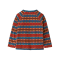 Patagonia Baby Micro D Crew Sweater Diamond Stripe Sizzle Red