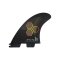 FCS 2 Channel Island Performance Core Tri Fin Set (M) Black/Flame