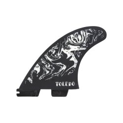 FCS 2 Filipe Toledo Performance Core + AirCore Tri Fin Set (M) Black/White