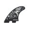 FCS 2 Filipe Toledo Performance Core + AirCore Tri Fin Set (M) Black/White