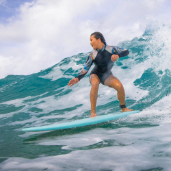 Softech Sky Brown 56" Softboard FCS2 Seafoam