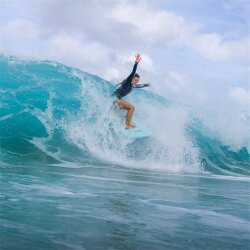 Softech Sky Brown 60" Softboard FCS2 Seafoam