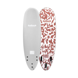 Softech Bomber 510" Softboard FCS2 Grey Dusty Red