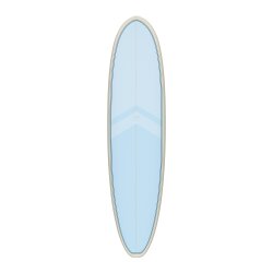 Surfboard TORQ TET 8.2 V+ MOD Fun Waikiki Blue
