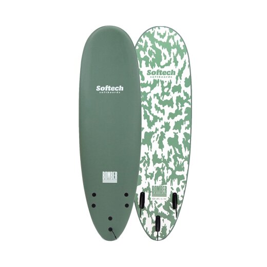 Softech Bomber 510" Softboard FCS2 Smoke Green White