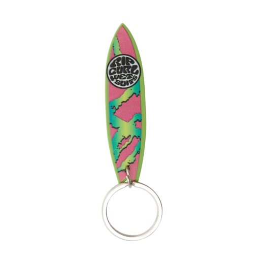 Rip Curl Surfboard Keyring Schlüsselanhänger Green Pink White